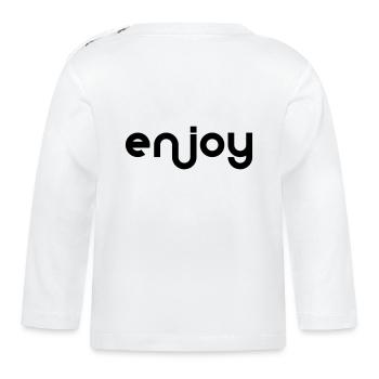 Jouir - T-shirt manches longues bio Bébé - blanc - Dos
