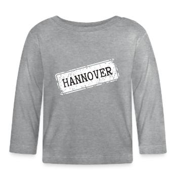 Hanover Design sur les vêtements - T-shirt manches longues bio Bébé - gris chiné - Devant