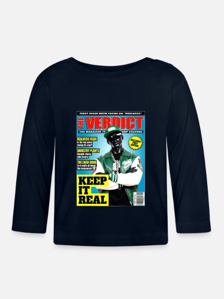 The Verdict: Issue 01 - Realness - Baby Bio-Langarmshirt - Navy