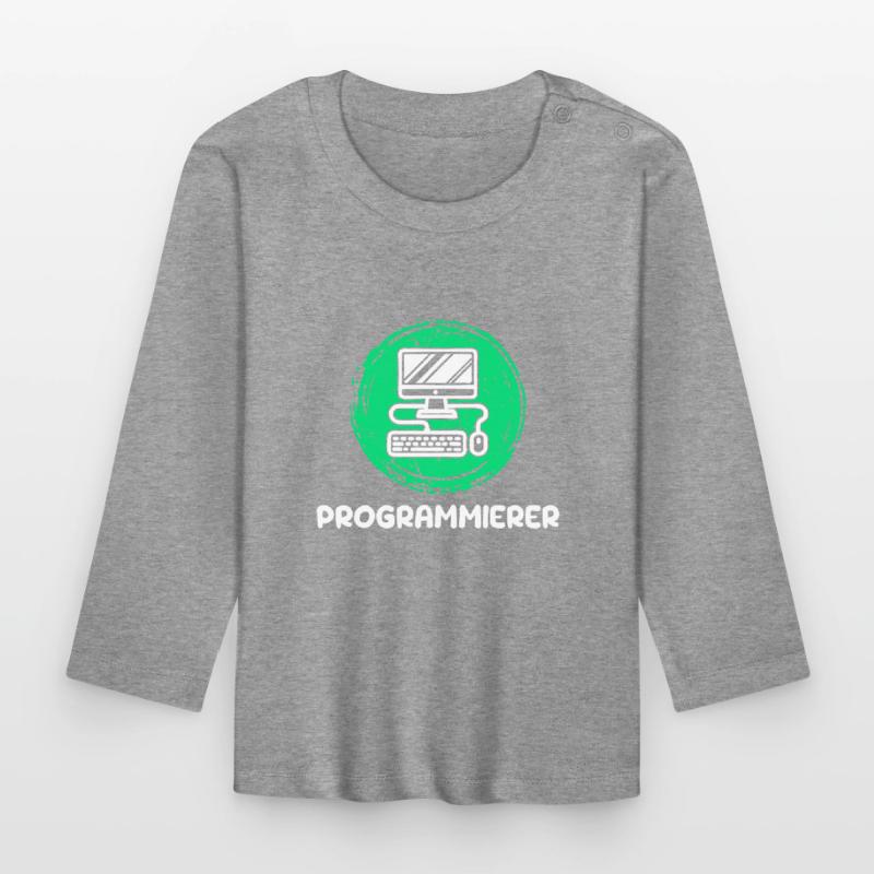 Computer Freak Scripting Developer Programmer Organic Baby Long Sleeve T-Shirt