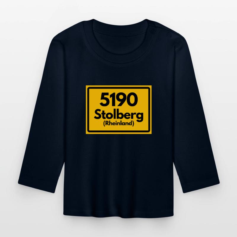 OLD POSTCODE ZIP CODE 5190 STOLBERG (RHINELAND) Organic Baby Long Sleeve T-Shirt