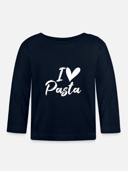 Pasta - Baby Bio-Langarmshirt - Navy
