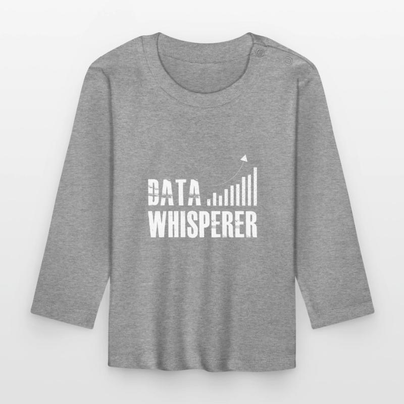 Data Whisperer Science Analyst Software Engineer Organic Baby Long Sleeve T-Shirt