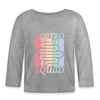 Nouveau médecin gastroentérologue de l’escouade d’infirmières gastro-entérologues - T-shirt manches longues bio Bébé - gris chiné - Devant