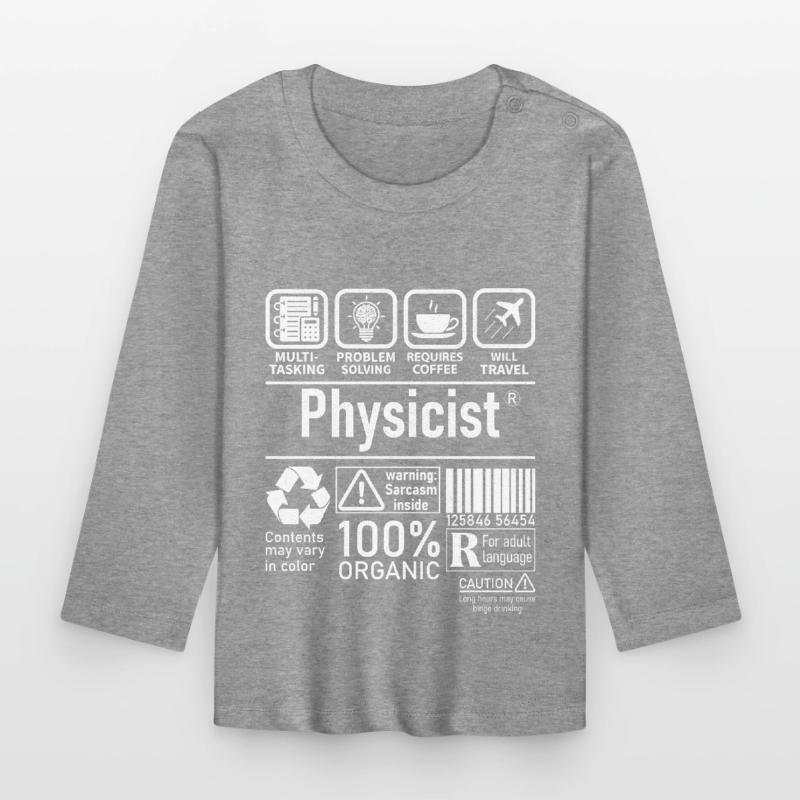 Physicist Specialist multi tasking problem solving Baby Bio-Langarmshirt