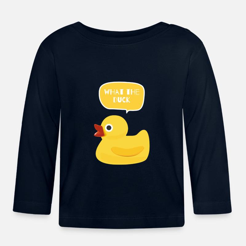 Qu’est-ce que le Duck Design - T-shirt manches longues bio Bébé - marine