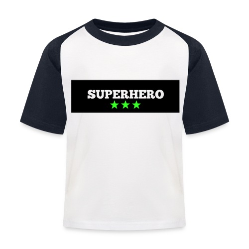Lätzchen Superhero - Kinder Baseball T-Shirt