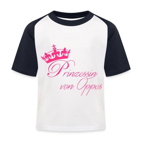 Bio-Babylatz Prinzessin von Oppes - Kinder Baseball T-Shirt