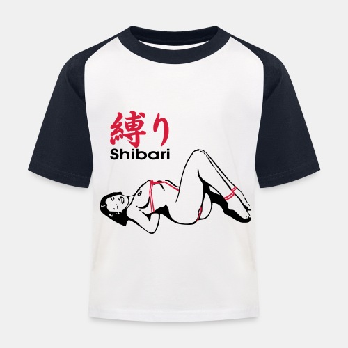 bound Shibari 2col - Kinder Baseball T-Shirt
