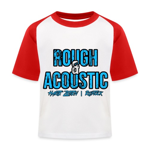 Rough & Acoustic Logo - Kinder Baseball T-Shirt