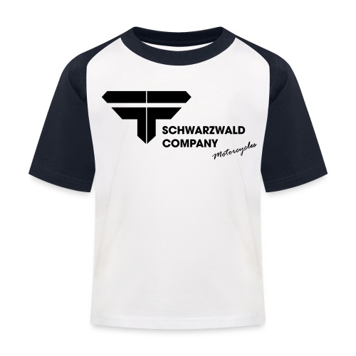 Schwarzwald Company S.C. Motorcycles - Kinder Baseball T-Shirt