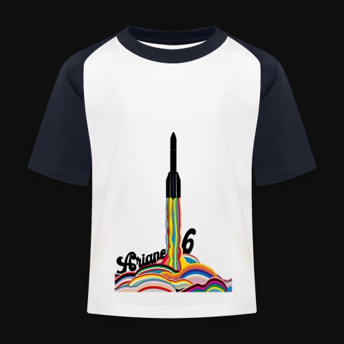 Ariane 6 spreading colors by ItArtWork - Kids' Baseball T-Shirt