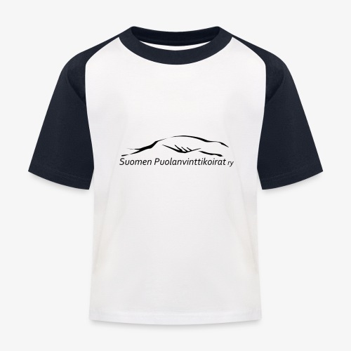 SUP logo musta - Lasten pesäpallo  -t-paita