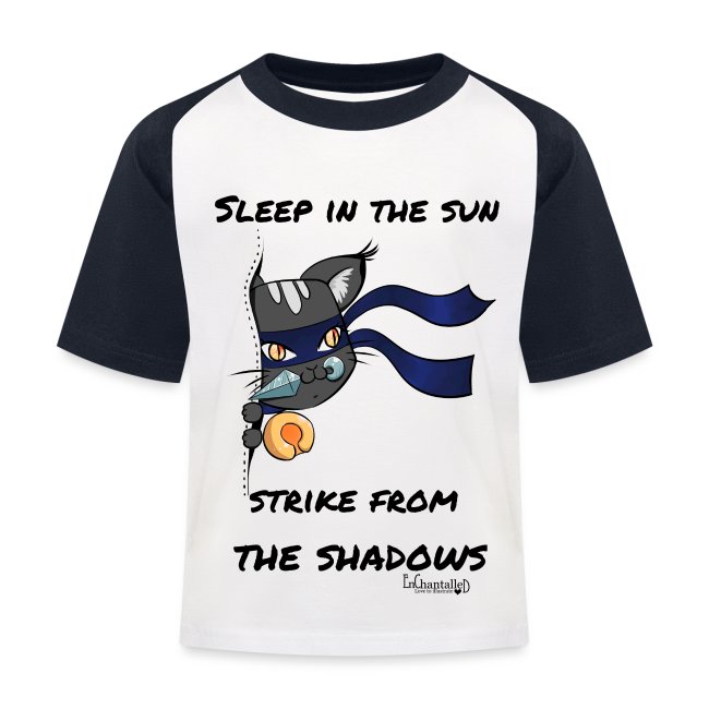 Ninja Cat Sleep in the sun strike from the shadows