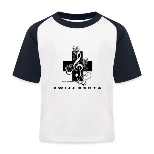 Swiss Beatz Logo with L - Kinder Baseball T-Shirt