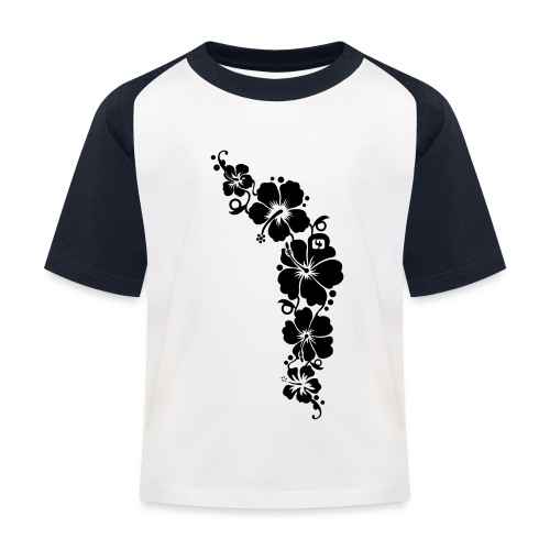 Flowers - Kinder Baseball T-Shirt
