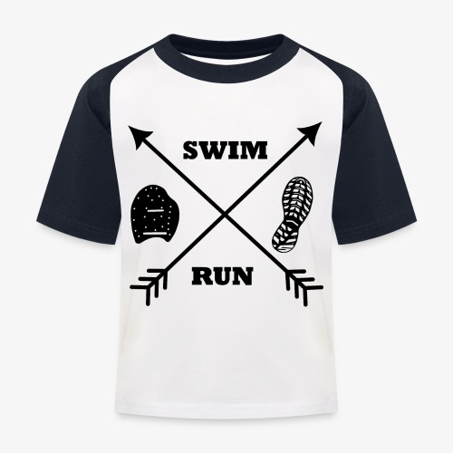 SWIMRUN ARROW - Koszulka bejsbolowa dziecięca