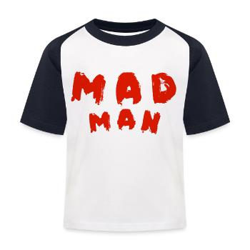 HOMME FOU / TRASH HOUSE NIKKY / TOM REMO / 2024 - T-shirt baseball Enfant - blanc/marine - Devant