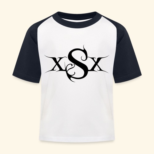 SynapsEyes Logo mittel - Kinder Baseball T-Shirt