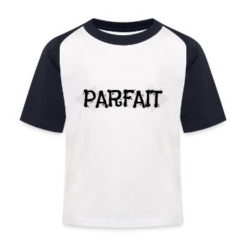 Electricien - T-shirt baseball Enfant - blanc/marine - Devant