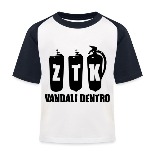 ZTK Vandali Dentro Morphing 1 - Kids' Baseball T-Shirt