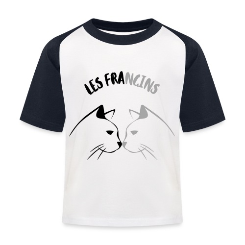 les frangins graphique - T-shirt baseball Enfant