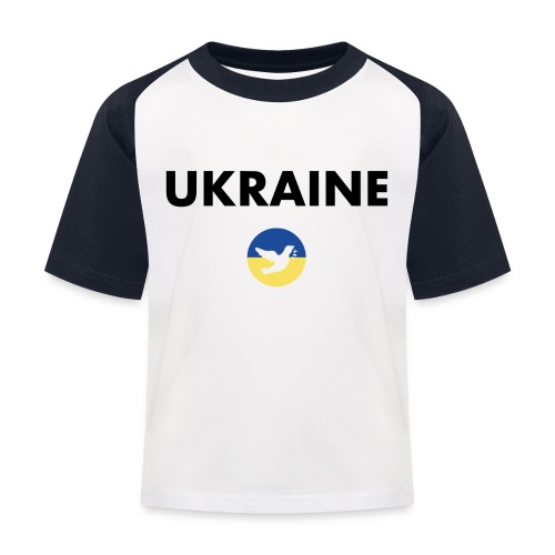 Ukraine Statement-to-go für den Frieden - Kinder Baseball T-Shirt