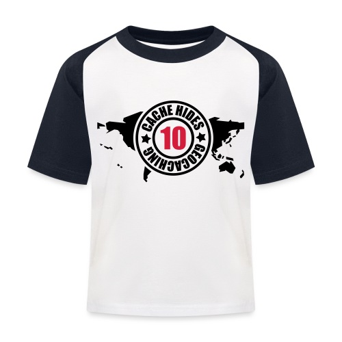 cache hides - 10 - Kinder Baseball T-Shirt