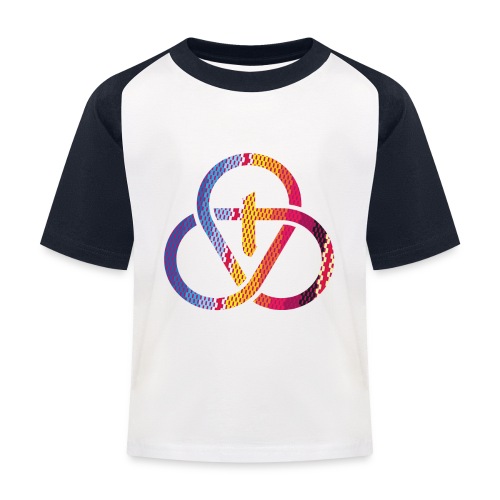 Trinity logo color 2 - Kinderen baseball T-shirt