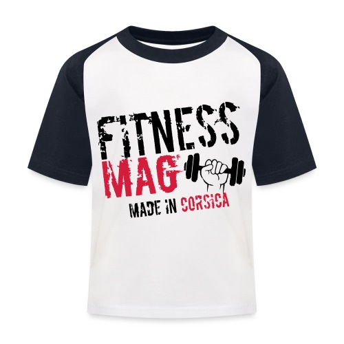 Fitness Mag made in corsica 100% Polyester - T-shirt baseball Enfant