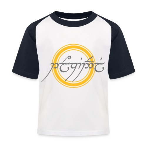 Tolkiendil en tengwar (écusson & dos) - T-shirt baseball Enfant
