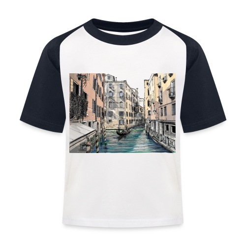 Venedig - Kinder Baseball T-Shirt