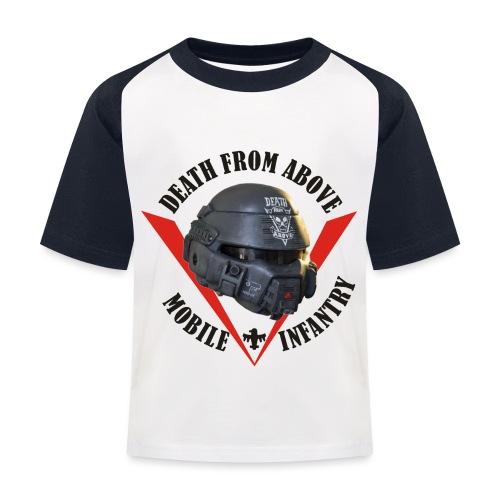 death from above dark - Kinder Baseball T-Shirt