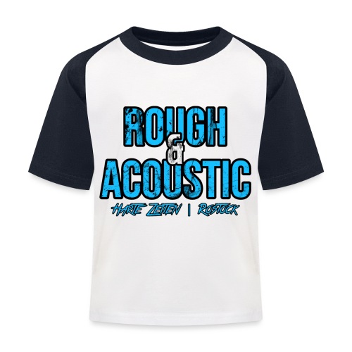 Rough & Acoustic Logo - Kinder Baseball T-Shirt