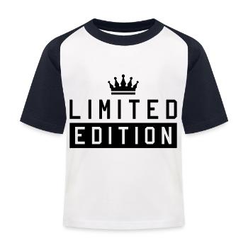 limited edition - Kinder Baseball T-Shirt - Weiß/Navy - Vorne
