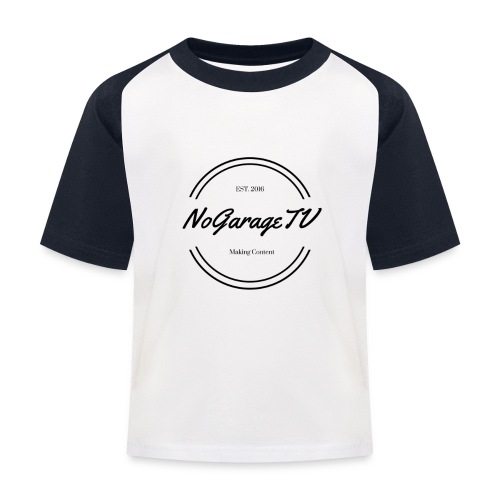 NoGarageTV (3) - Baseball T-shirt til børn