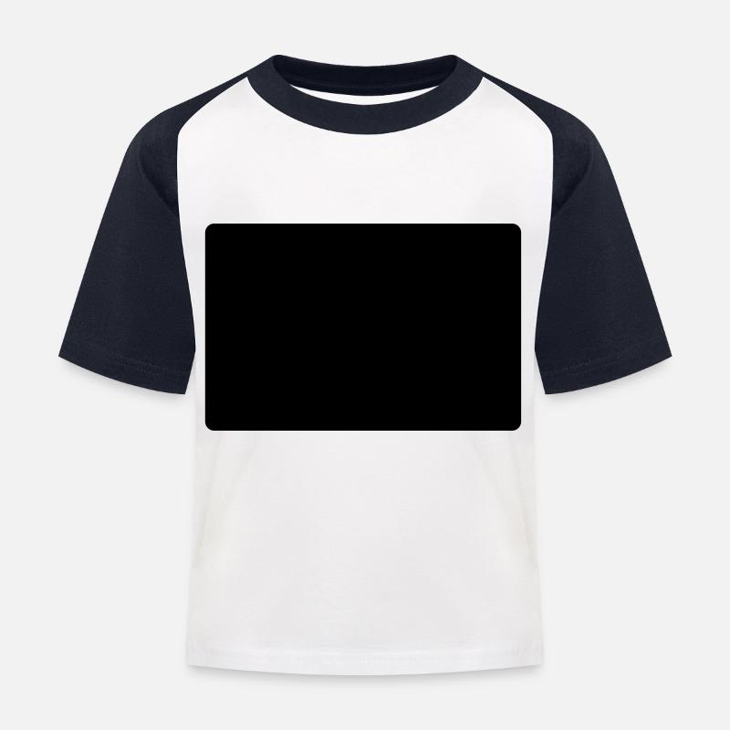 hello my name is leo - Kids' Baseball T-Shirt - white/navy