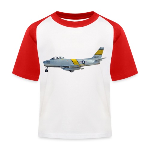 F-86 Sabre - Kinder Baseball T-Shirt