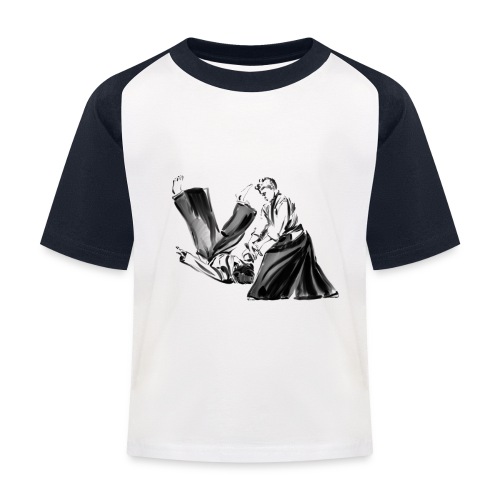 aikido - Kinder Baseball T-Shirt