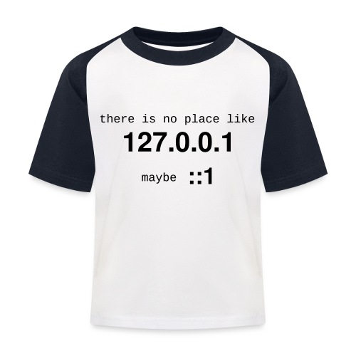 127-0-0-1-::1 - T-shirt baseball Enfant