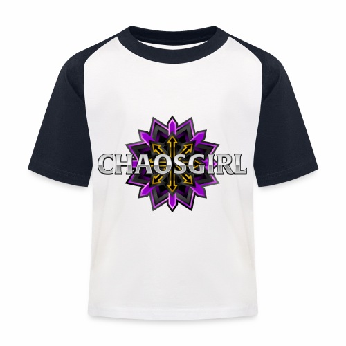 Chaosgirl - Kinder Baseball T-Shirt