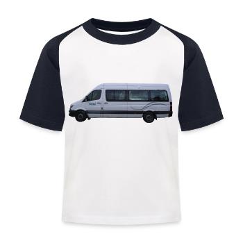 Camping-car AUS et NZ - T-shirt baseball Enfant - blanc/marine - Devant