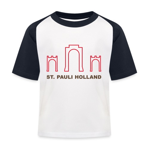 2019 st pauli nl t shirt millerntor 2 - Kinderen baseball T-shirt