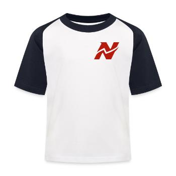 Noland_Athletics - Kinder Baseball T-Shirt - Weiß/Navy - Vorne