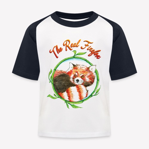 The Real Firefox - Koszulka bejsbolowa dziecięca