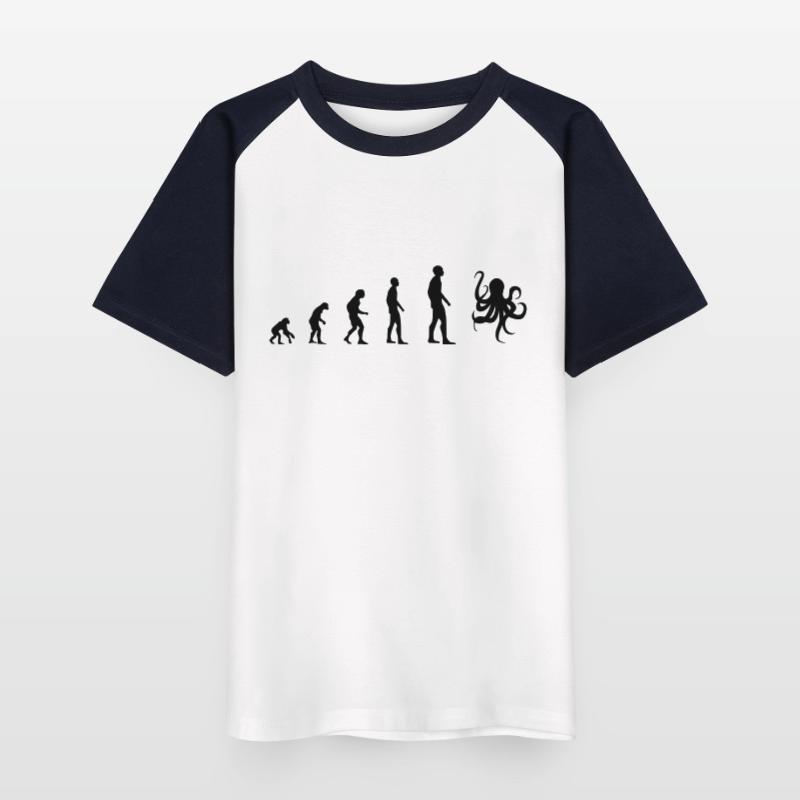 Kraken - Evolution T-shirt baseball Enfant
