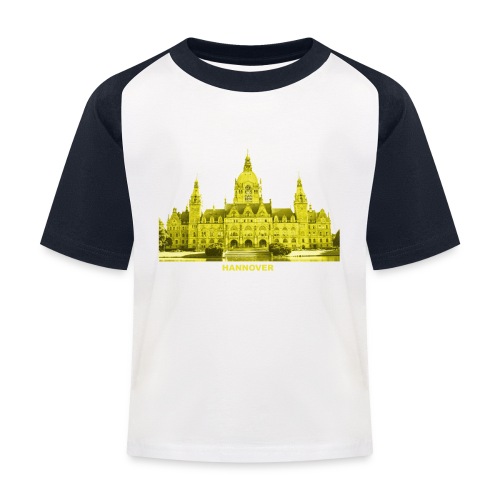 Hannover Rathaus Niedersachsen - Kinder Baseball T-Shirt