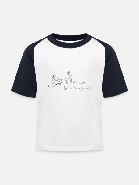 best basic ideas - Kinder Baseball T-Shirt - Weiß/Navy