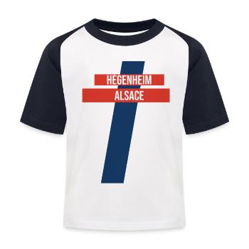 Hégenheim Alsace Hégenheim Souvenir - Kids' Baseball T-Shirt - white/navy - Front