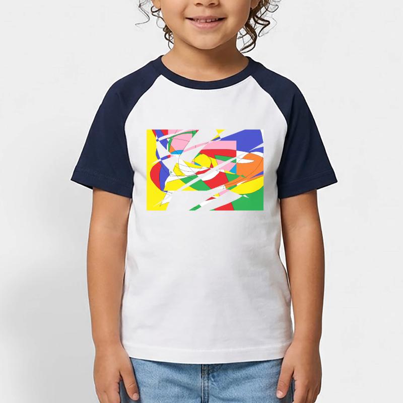 Pattern Kids' Baseball T-Shirt